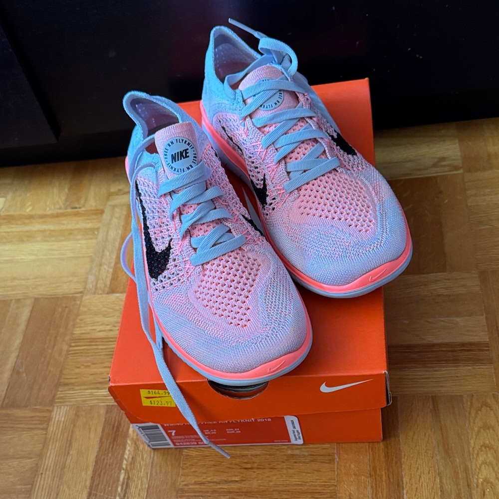 Nike Women’s Pink and Blue Sneakers